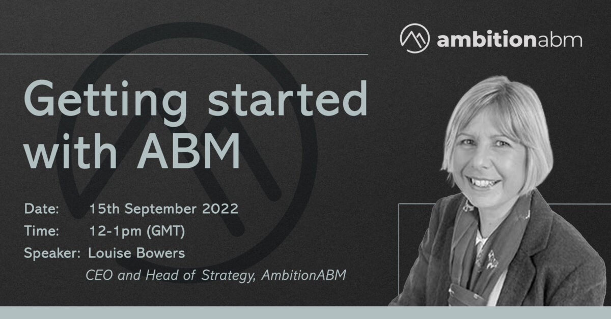 Getting started with ABM webinar